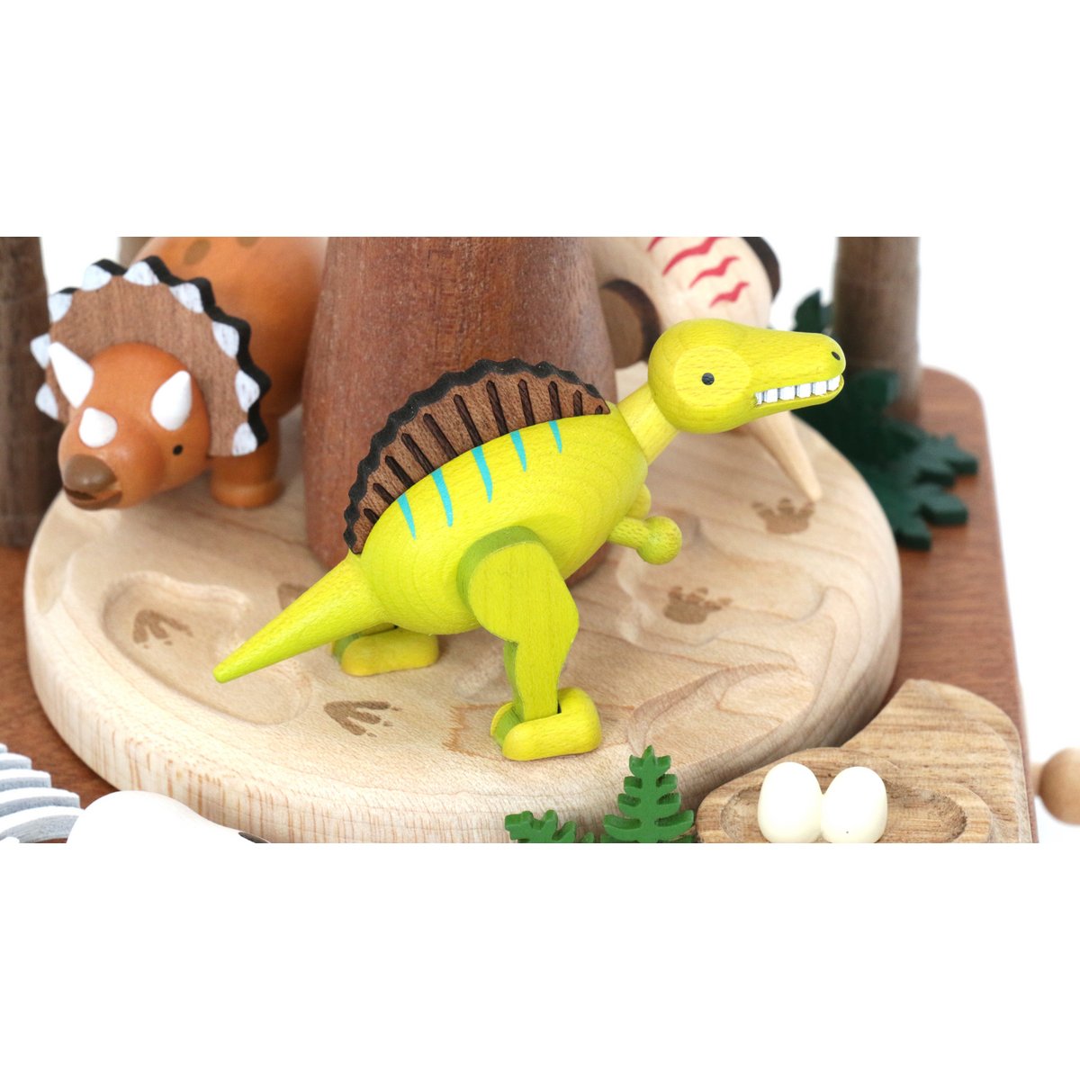Volcano & Dinosaur Music Box n ° 48