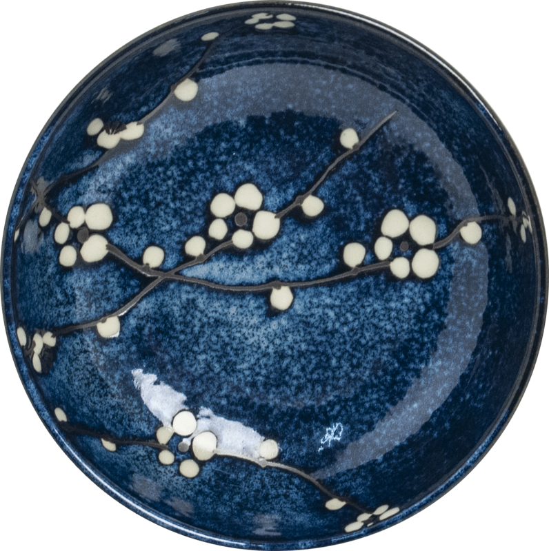 Edo Hanablue Pokébowlset, 17x9cm, 2 pers., giftbox