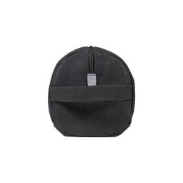 K2005AF | Beauty Case in Canvas 100% Cotton/Genuine Full Grain Leather, Naked. Black colour. Side handle. Zipper closure. Dimensions: 25 x 15 x 17 cm. Packaging: TNT bag