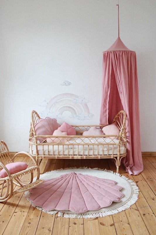 "Soft Pink" Velvet Shell Pude