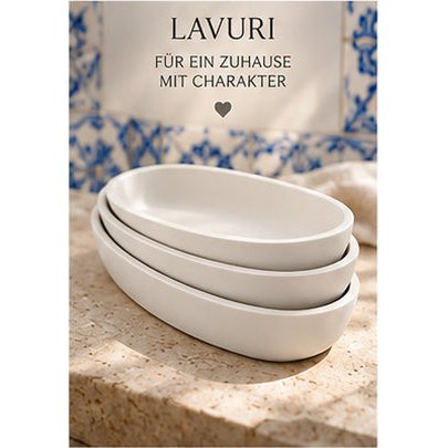 LAVURI La Gondola – Handgefertigtes Deko-Tablett, DIY-Schüssel