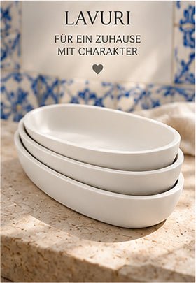 LAVURI La Gondola – Handgefertigtes Deko-Tablett, DIY-Schüssel