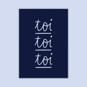 WENSKAART - Toi toi toi