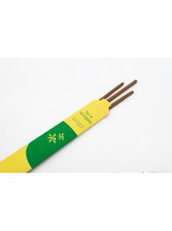 BioAroma certificeret økologisk røgelse Myggemiddel. Ayurveda. Fair Trade. Nul spild. 3 stokke á 40 cm. ICEA certifikat.