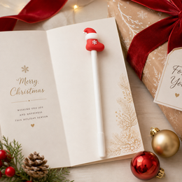 Christmas themed fancy pen - Christmas shoe