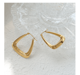 Gold Plated "LUTECE" Earrings