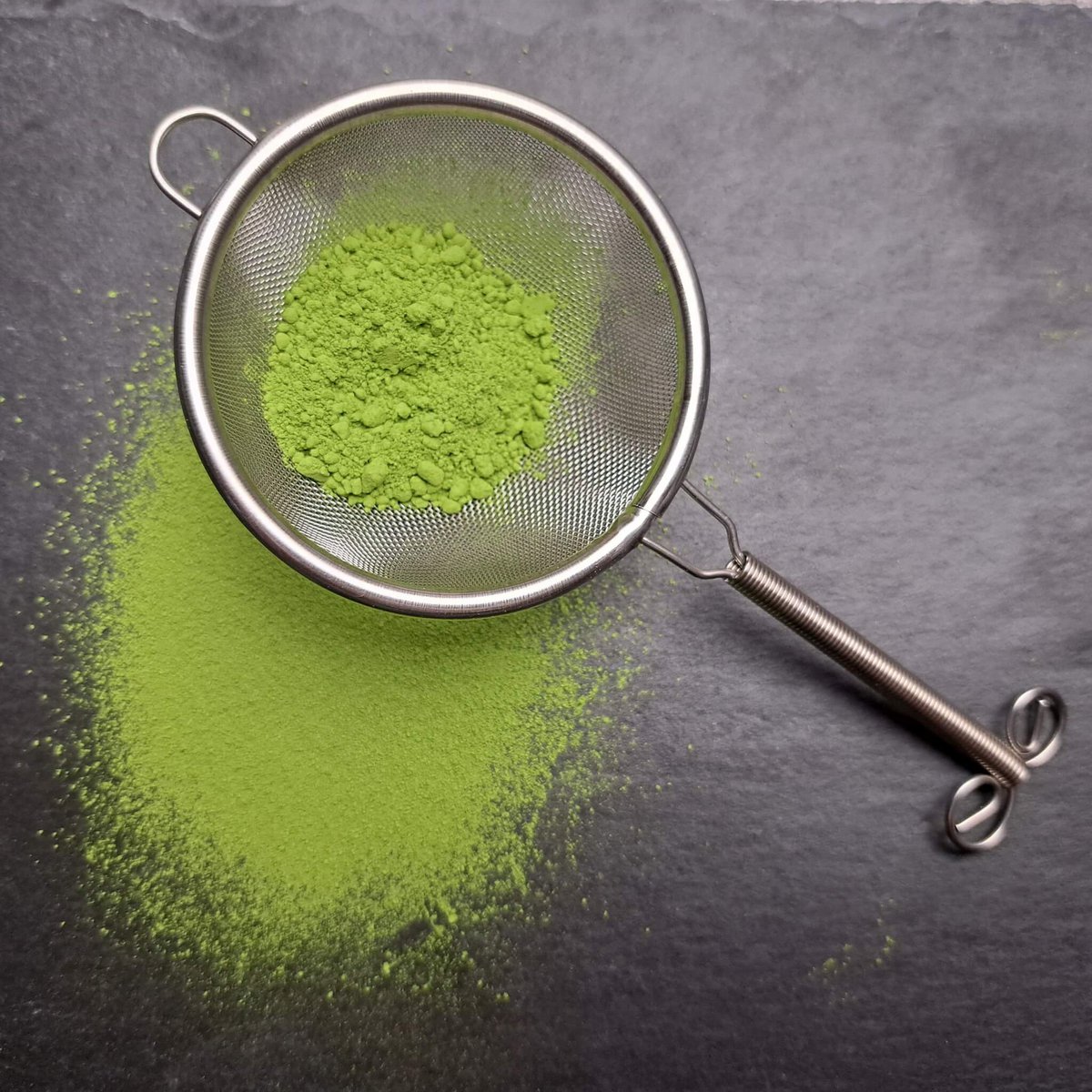Matcha theezeefje Chakoshi gemaakt van roestvrij staal
