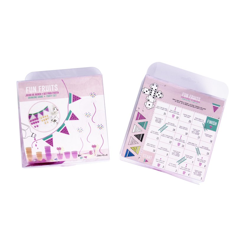 PARTY SET + GIOCO DA BERE FRUTTA HF