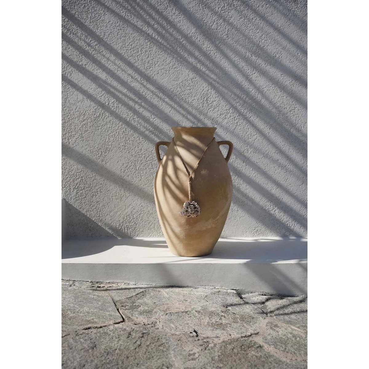 Le gland Cowrie Shell de porte - Naturel