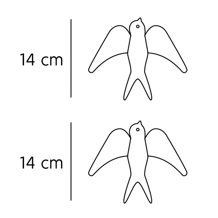 Swallow wall hanger