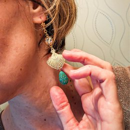 Eventail Arabesque Pearls Art Deco Bird Mother Gift Mother Gift Mother Gift