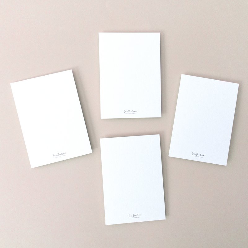 Coral Pack - Solo cartoline fatte a mano - Vintage botanico
