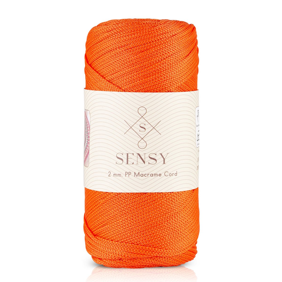 Sensy Premium 2 mm - 251 yards 100% polyester macrame ledning