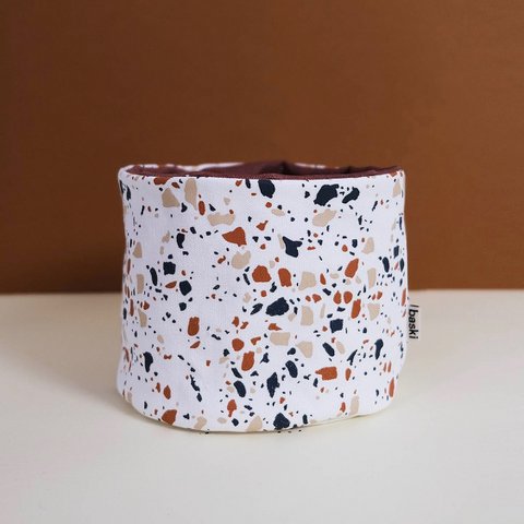 Plant Basket - Planter - Bio Cotton - Rocky Mojave Blue