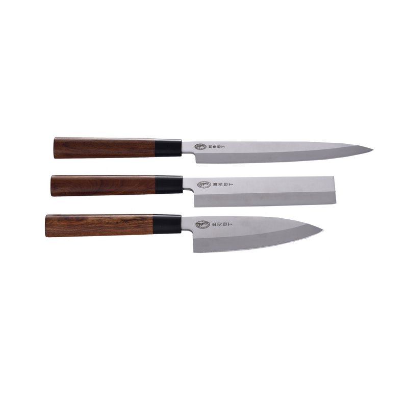 SPIRIT Juego de Cuchillos de Cocina Japoneses Corte Acero Inoxidable