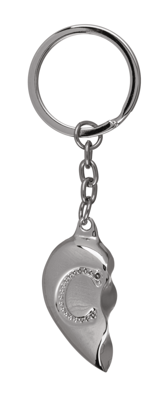 Metal Keychain, Broken Heart,