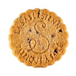 Shortbread cookies with chocolate chips - “La scintillante” metal dispenser box 300g