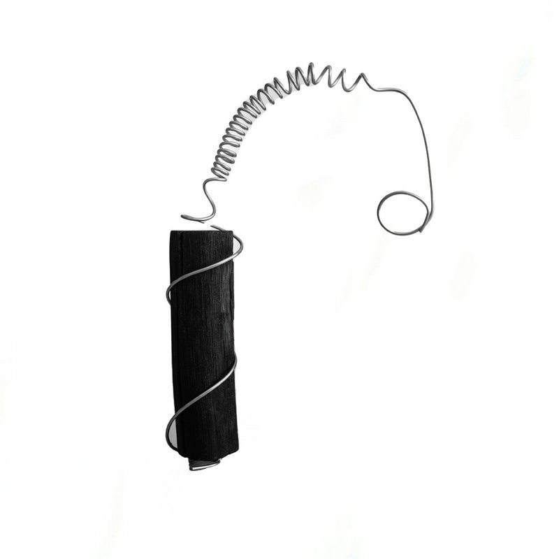 Spirale con 1 carbone attivo binchotan