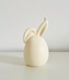 Candela versata a mano all'uovo di Pasqua - 180gr! -Multicolore