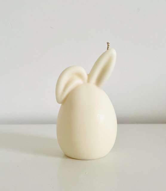 Candela versata a mano all'uovo di Pasqua - 180gr! -Multicolore
