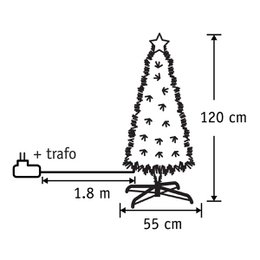 Kunstkerstboom Mercury Warm wit