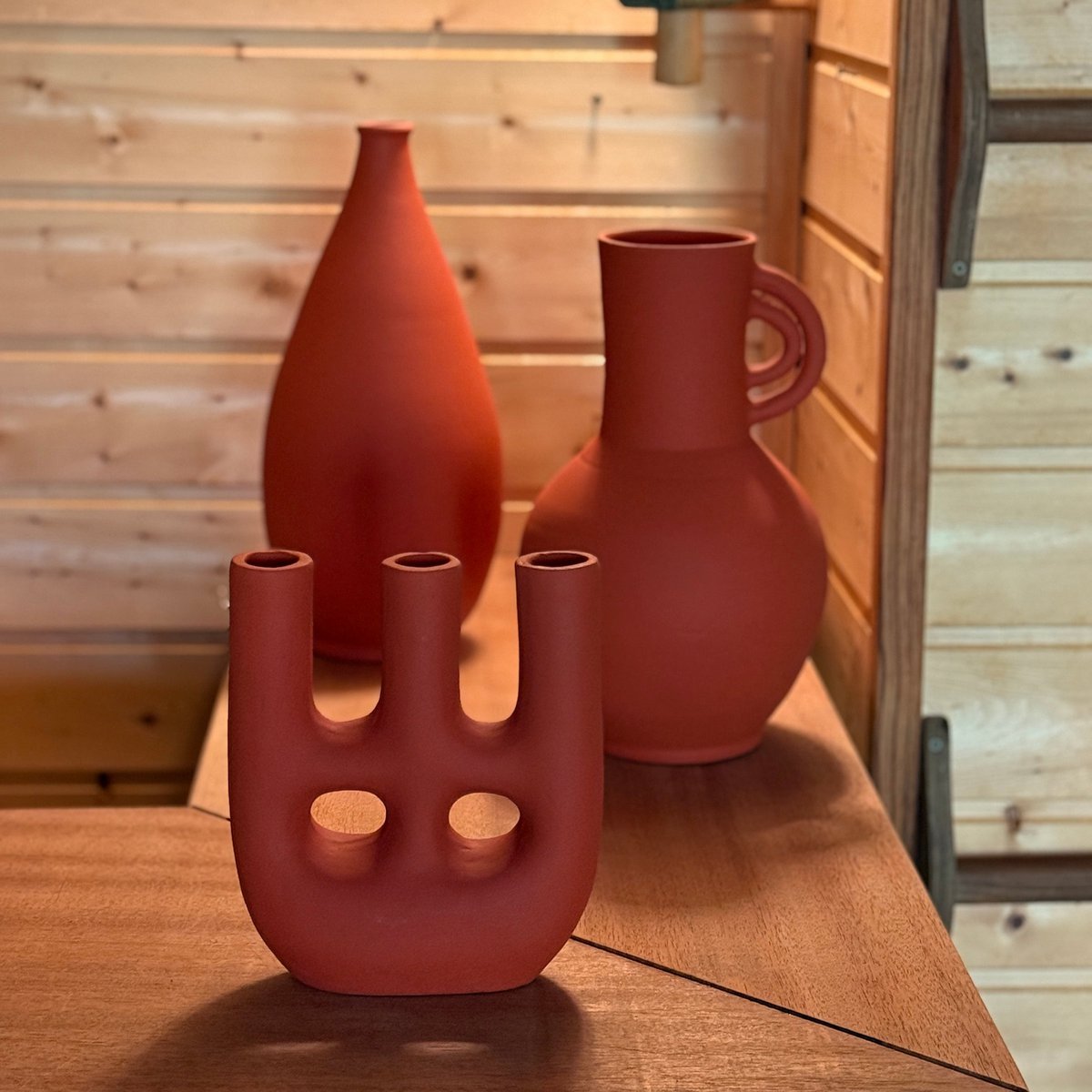 Die Tamuda Vase - Terrakotta -Matte