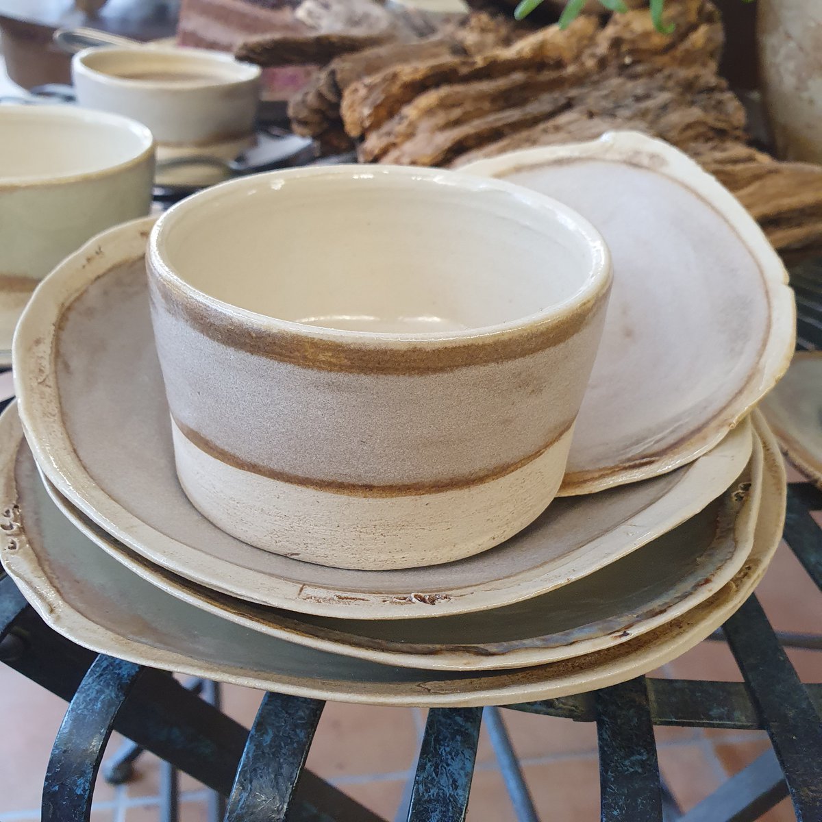 Coaster kaffekrus, individuelt, unikt, håndlavet, tåler opvaskemaskine/mikrobølgeovn Kopi 1