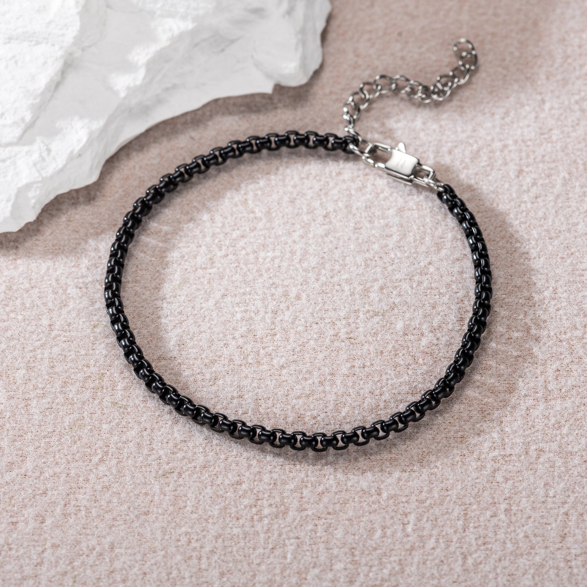 Black Stainless Steel Chain anklet