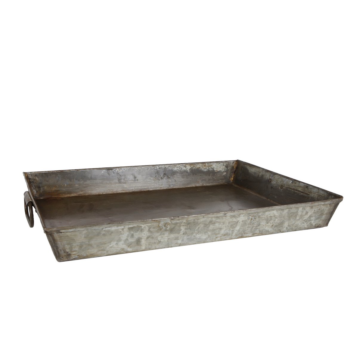 3R Plateau Rayan zinc antique métal recyclé 56x42x6cm