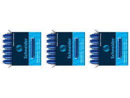 Cartuchos de tinta Schneider 3 cajas de 6 piezas en blister