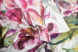 Satijnen beddengoedset Orchids Modern