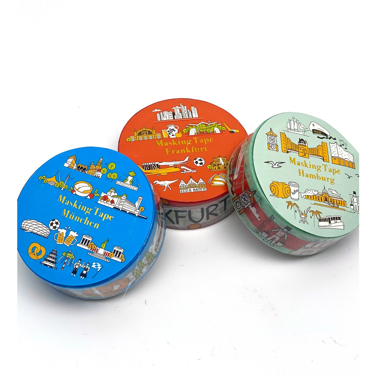 Deutsche Städte Citytape Masking Tape / Washi Tape