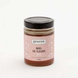 ORGANIC FLOWER HONEY - GLASS JAR 400G