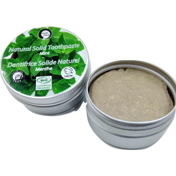 Dentifricio solido certificato organico naturale - uso quotidiano