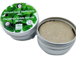 Dentifricio solido certificato organico naturale - uso quotidiano