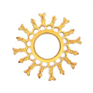 Wandspiegel aus Sunburst-Holz – dekorativer Spiegel