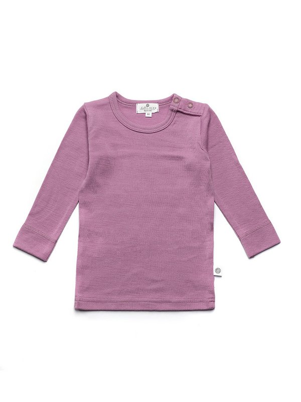 Wollen baby- kindertrui - Merinowol - Lavender Mist