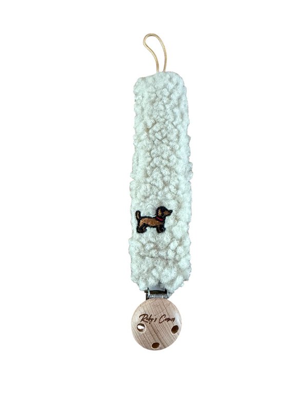 Teat cord Teddy - Dachshund - Beige