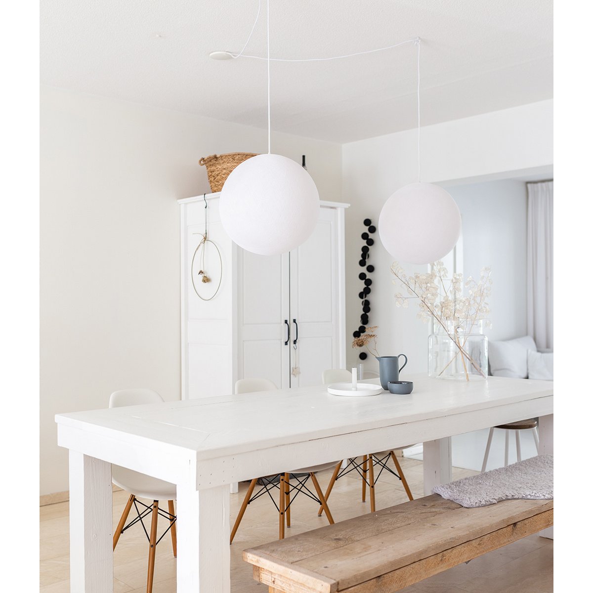 Lampe suspendue - Blanc