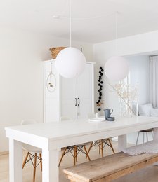 Lampa wisząca - Biała