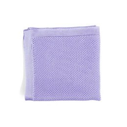 Lavender knitted pocket square