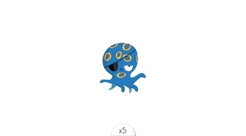 Temporary tattoo: Octopus