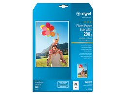 Inkjet photo paper Sigel A4 Everyday+ 200gsm white 20 sheets high gloss