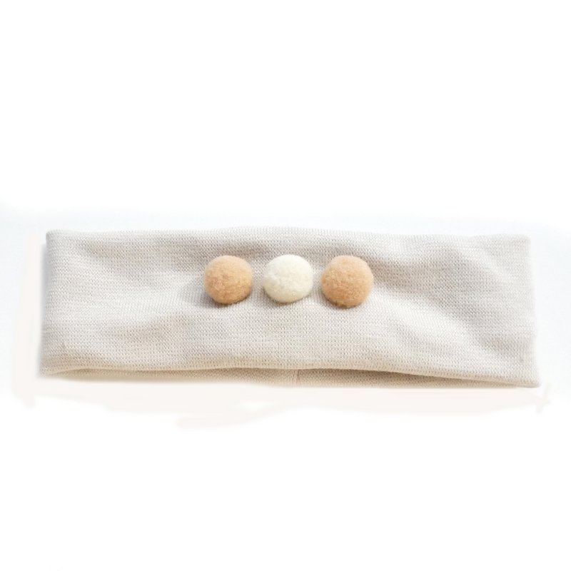 Babyhaarbandje UNI POMPOM OK 4127