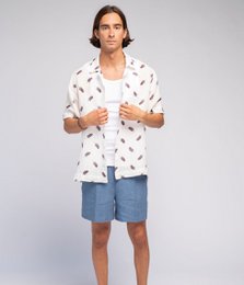 Chemise en lin Ice - Agnė Kišonaitė (Unisexe)