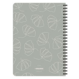 Notizblock Line Flowers A5
