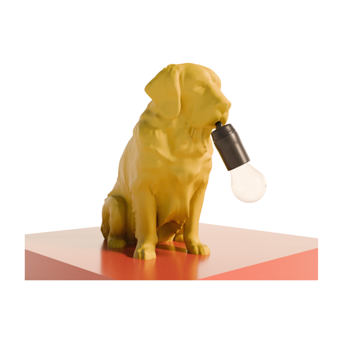 Golden Retriever bordlampe