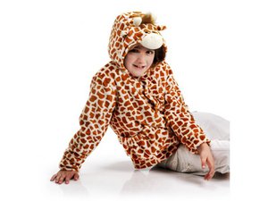 Children's jacket 'Giraffe' made of plush