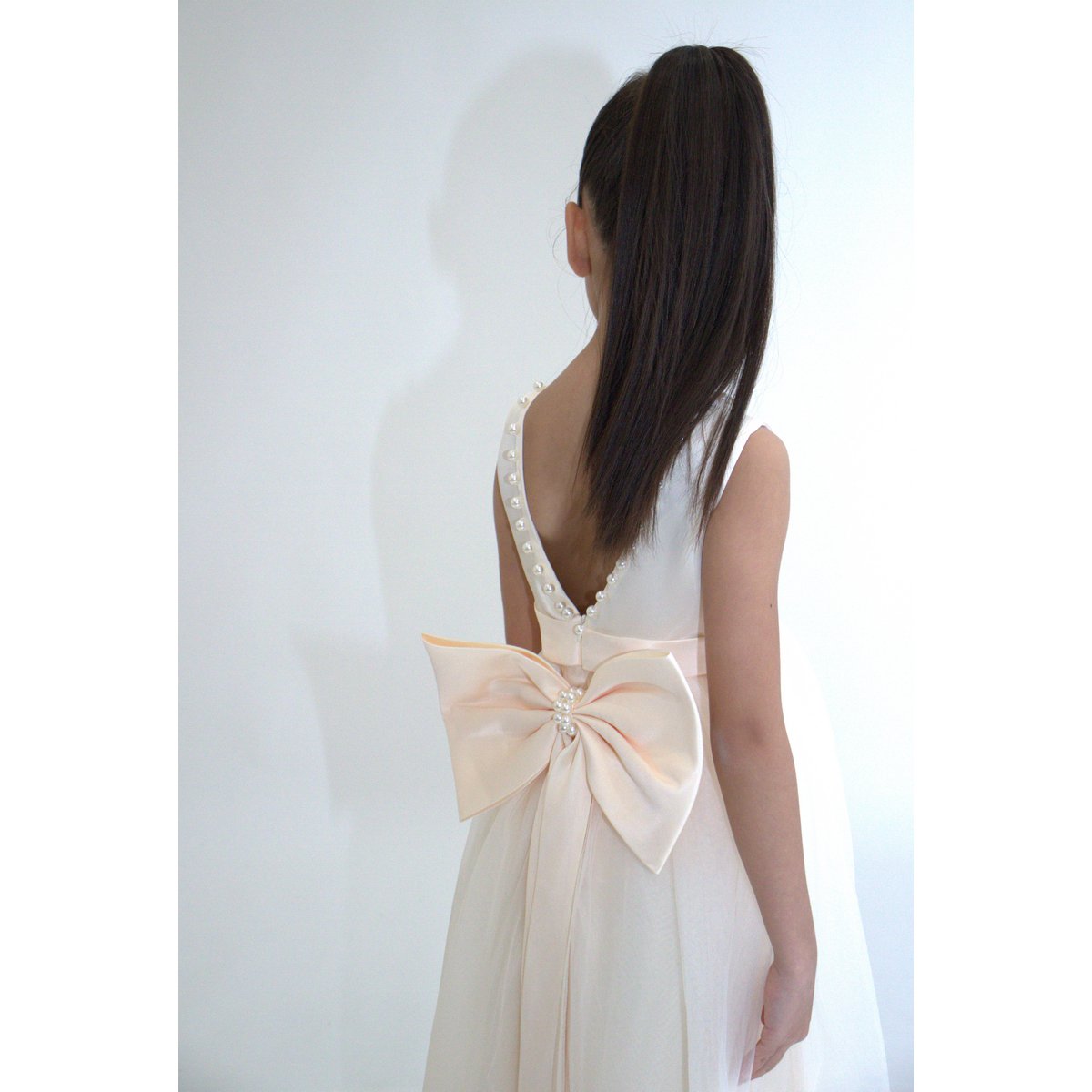 Vestido formal ANABELLA - Melocotón