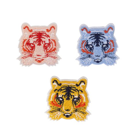 Broschen Tiger (1/Karte) Sortiert in 3 Designs